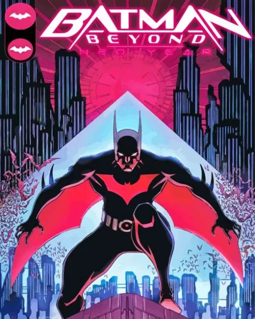 batman beyond Diamond With Numbers