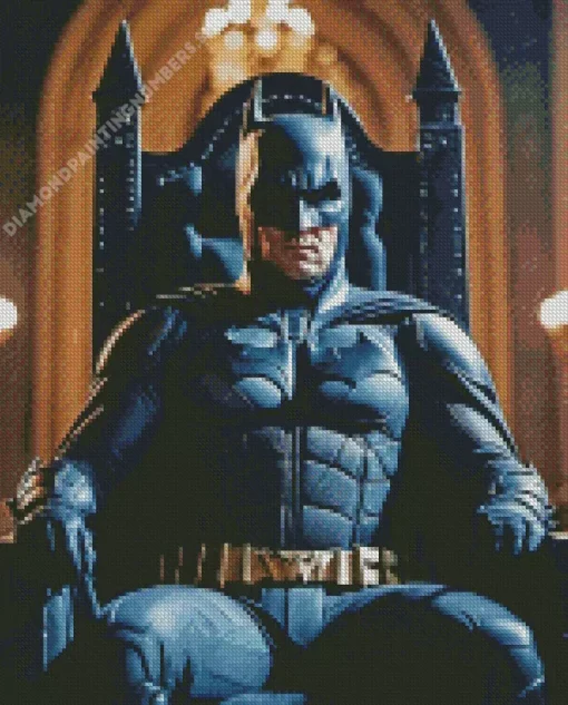 batman on a throne Diamond Paints