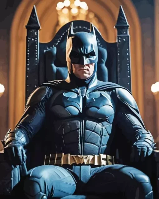 batman on a throne Diamond Paints