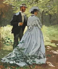 bazille and camille monet Diamond Paints