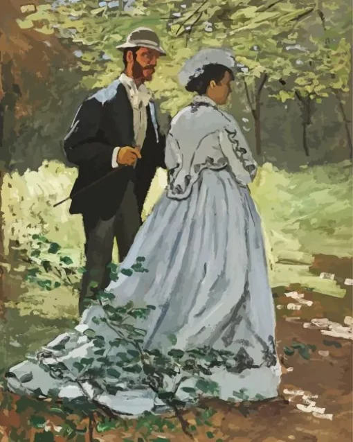 bazille and camille monet Diamond Paints