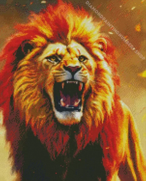 beast lion Diamond Paints