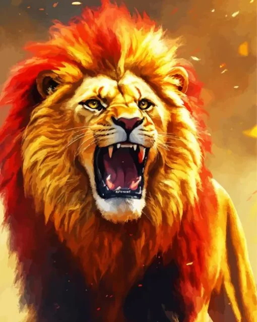beast lion Diamond Paints