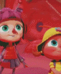 beat bugs animated serie Diamond With Numbers