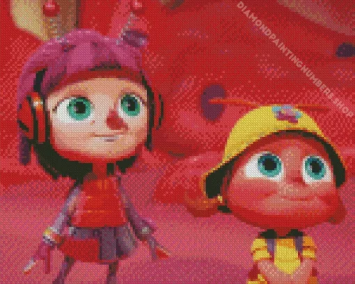 beat bugs animated serie Diamond With Numbers