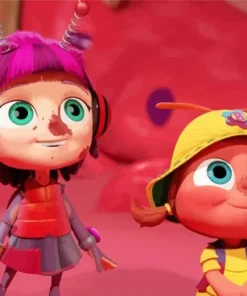 beat bugs animated serie Diamond With Numbers