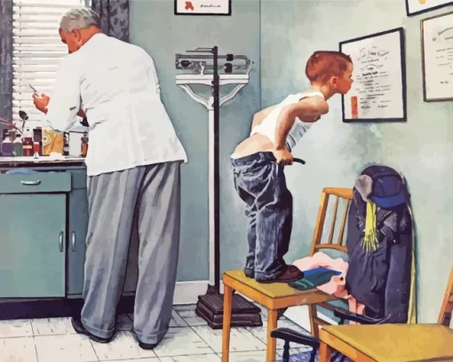before the shot norman rockwell Diamond Paints