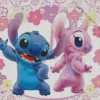 blue and pink stitch Diamond Dotz