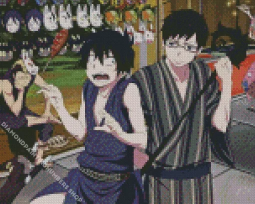 blue exorcist rin and yukio Diamond Dotz