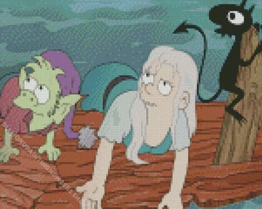 disenchantment bean and elfo Diamond Paints