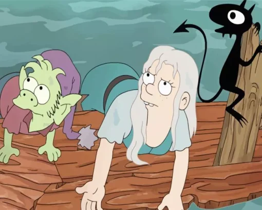 disenchantment bean and elfo Diamond Paints