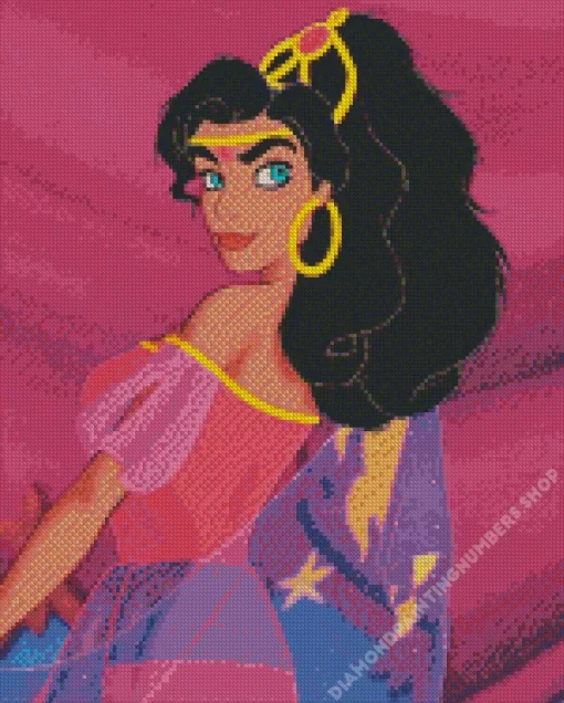 esmeralda hunchback of notre dame Diamond Paints