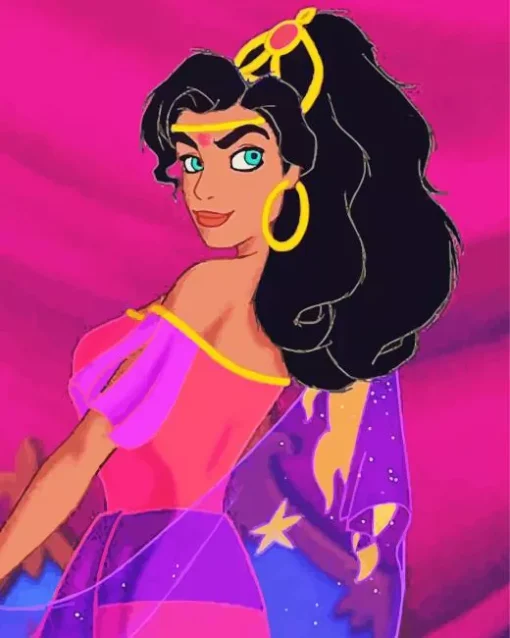 esmeralda hunchback of notre dame Diamond Paints