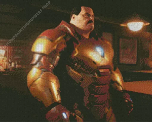 fat iron man Diamond Paints