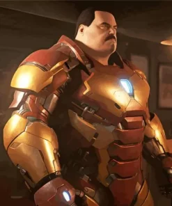 fat iron man Diamond Paints