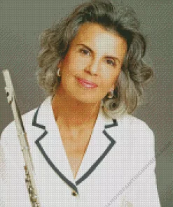 flute player Jeanne Baxtresser Diamond Paintings
