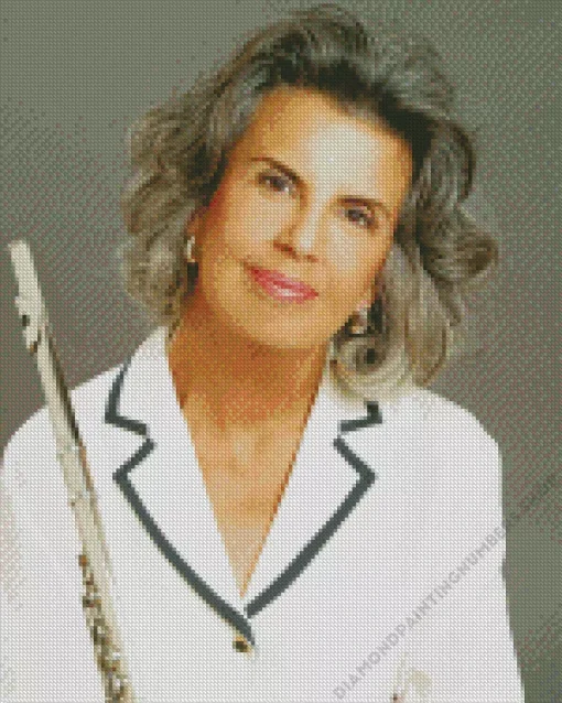 flute player Jeanne Baxtresser Diamond Paintings