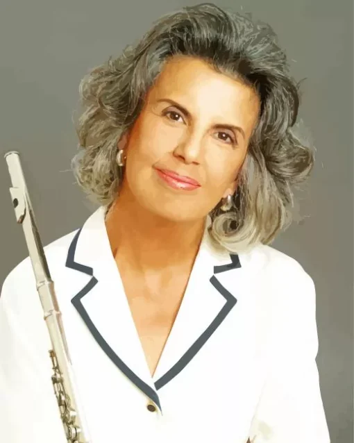 flute player Jeanne Baxtresser Diamond Paintings