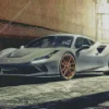 grey ferrari f8 Diamond Paints