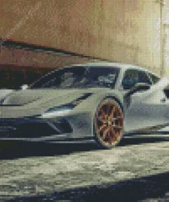 grey ferrari f8 Diamond Paints