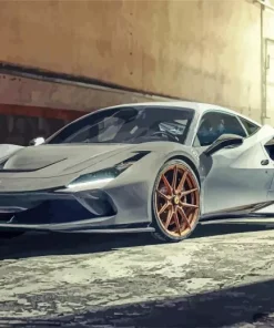 grey ferrari f8 Diamond Paints