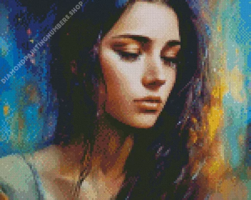 sad lonely girl Diamond Paints