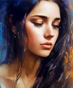 sad lonely girl Diamond Paints