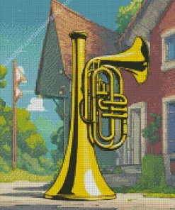 vintage baritone Diamond With Numbers