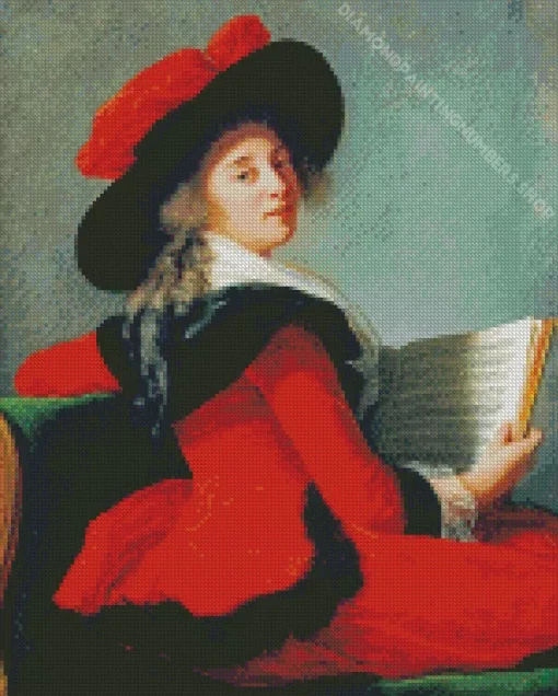 Baronne de Crussol by Vigee Le Brun Diamond Painting