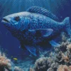 Blue Fish Underwater Diamond Painting