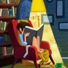 Bookish Boy Diamond Painting