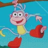 Boots Dora The Explorer Diamond Painting