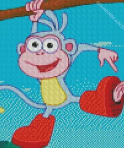 Boots Dora The Explorer Diamond Painting