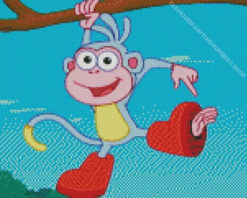 Boots Dora The Explorer Diamond Painting