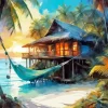 Bora Bora Island Diamond Painting