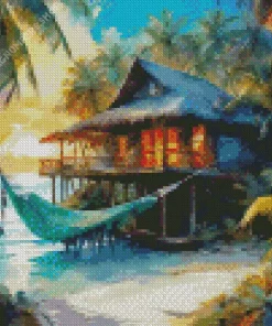 Bora Bora Island Diamond Painting