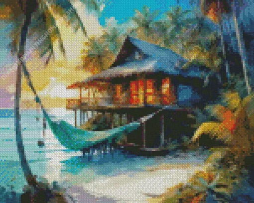 Bora Bora Island Diamond Painting