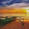 Boracay Beach At Sunset Diamond Painting