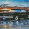 Classic Black 69 Charger Diamond Painting