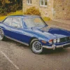 Classic Blue Triumph Stag Diamond Painting