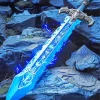 Fantasy Blue Sword Diamond Painting