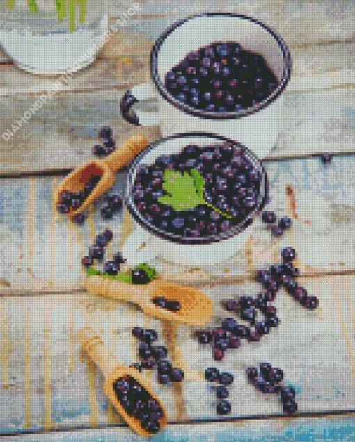 Fresh Blueberry Diamond Painting
