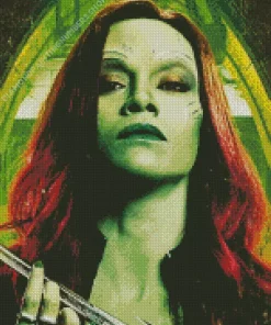 Gamora Marvel Diamond Painting
