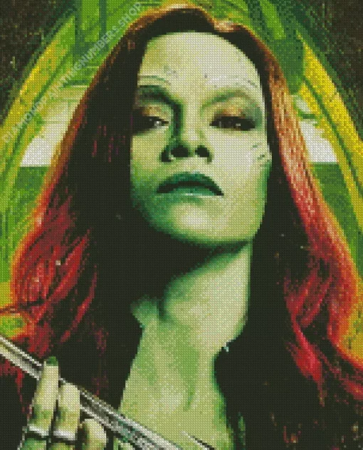 Gamora Marvel Diamond Painting