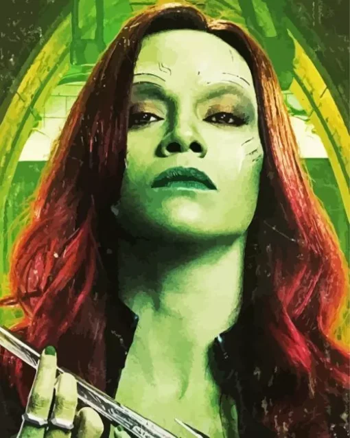 Gamora Marvel Diamond Painting