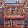 Halloween Book Shop Diamond Painting