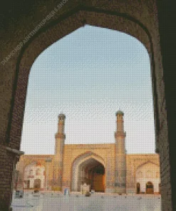 Herat Central Blue Mosque Diamond Painting