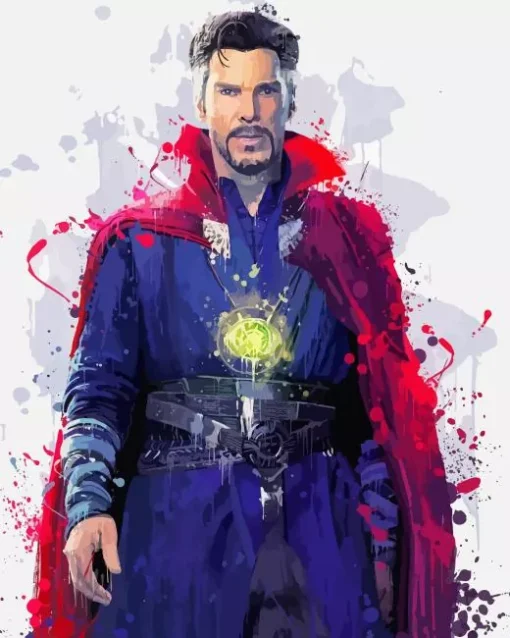 Splatter Doctor Strange Diamond Painting