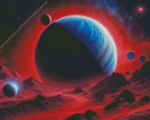 The Blue Planet Diamond Painting