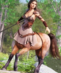 Beautiful Female Centaur Diamond Painting